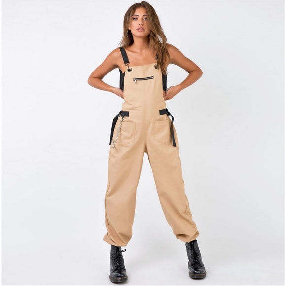 I.AM.GIA Pants - I.AM.GIA Sand Cobain Cotton Overalls XS
